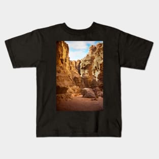 The Road Into Petra Kids T-Shirt